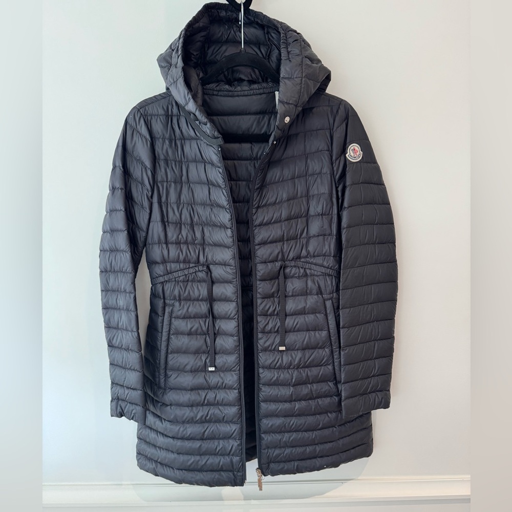 Moncler Women's Quilted Black Puffer Coat
